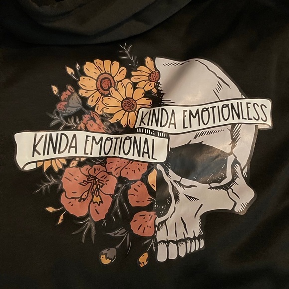 Black hooded sweatshirt - Picture 3 of 3